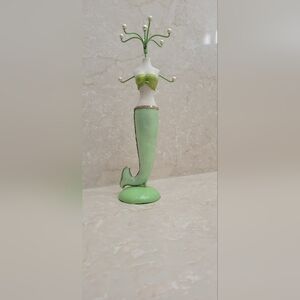 Green Mermaid Jewelry Holder